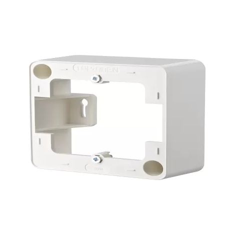 Metz Connect Aufputzrahmen 85 x 85 mm - 1fach, reinweiß 130829-02-I (1/2)