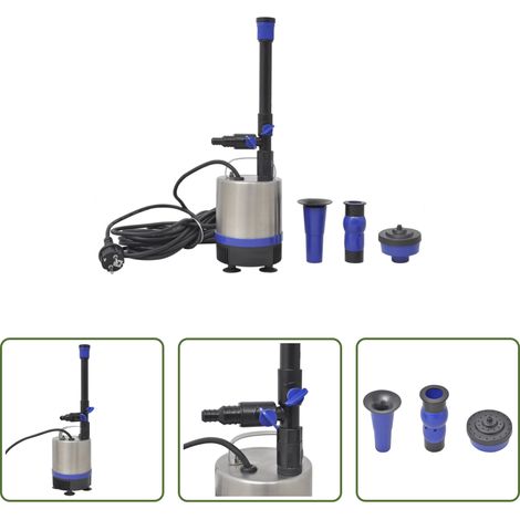 vidaXL Pompe à haute efficacité -  Pompe pour fontaine 50 W 1.750 L/h (1/5)