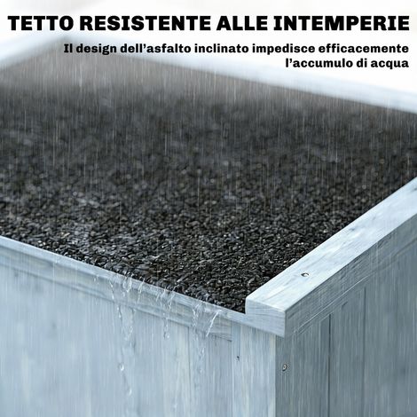 Armoire extérieur en métal, abri de jardin robuste avec 2 étagères, rangement pour outils et accessoires