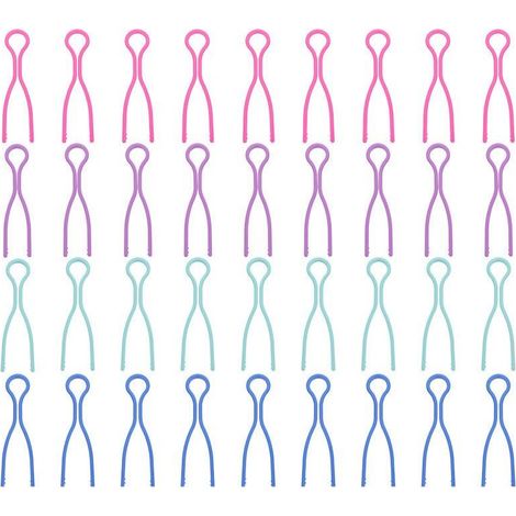 100 pinces de canette, clips de fixation pour bobines de fil, support de bobine en plastique, accessoire de couture et de matelassage (1/5)