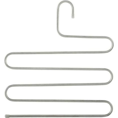 Multifunktionaler S-förmiger Hosenhalter – Mehrlagiger Hosenhalter aus Edelstahl – Silber (1/5)