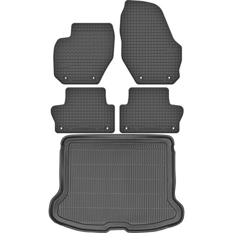 Set di tappetini in gomma per auto e tappetino per bagagliaio per Volvo XC60 SUV dal 2008 al 2017.