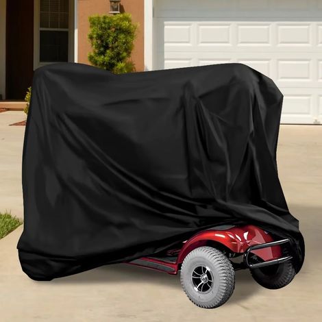 (Noir, 190 x 71 x 117 cm) Housse imperméable pour scooter électrique et fauteuil roulant (1/3)