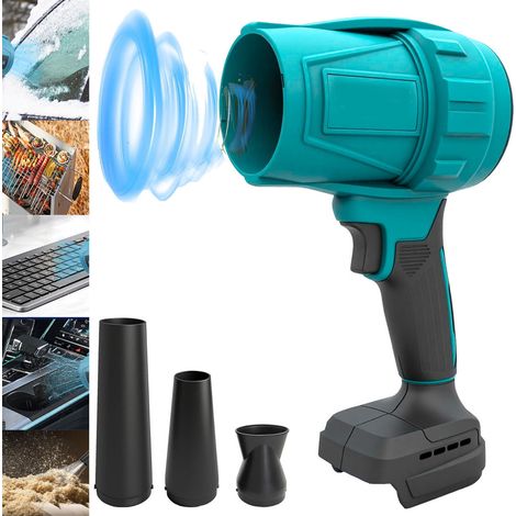 Akku-Laubbläser, tragbarer Handbläser (ohne Akku), kompatibel mit Makita-Akkus der BL-Serie, für Terrassenreinigung, Trocknung, Camping, Laubblasen, Auto, Schnee und Staub