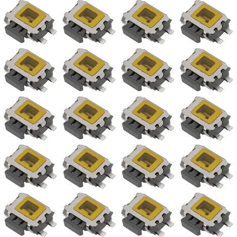 20 Stücke 4 Pin SMT SMD Seite Taktile Druckschalter Oberflächenmontage 4,7X3,5X1,6mm 0,1A/5 V
