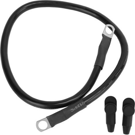 Fil de terre 4awg, forte ténacité, souple, résistant à l'usure, câble de batterie haute température pour camping-cars, bateaux, voitures (1/5)