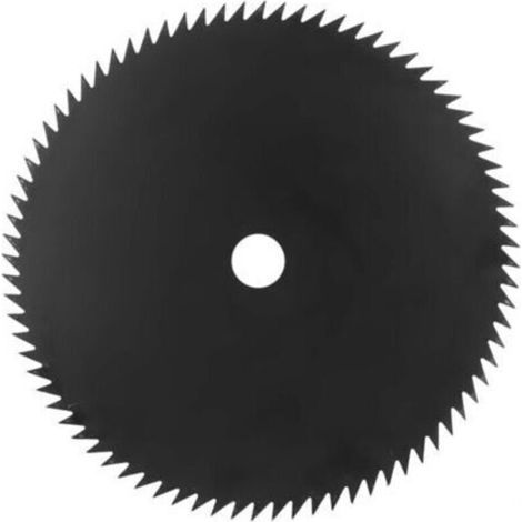 Pièces De Tondeuse Lames En Alliage D'acier Manganèse Pour Découpeuse Circulaire 80T 2.0mm Épaisseur 255mm Dents Pointues Noires -