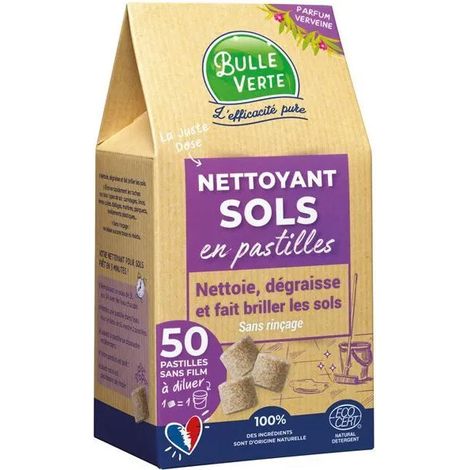 Pastiglie detergenti per pavimenti, 50 dosi