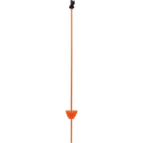 Picchetto in acciaio arancio 1,0 m per recinzioni elettriche mobili confezione 50 pezzi