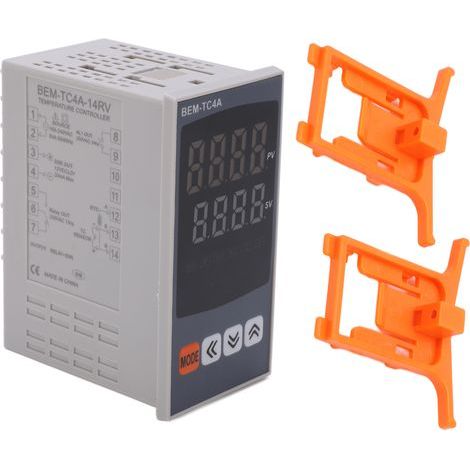 Thermostat numérique régulateur de température PID sortie de relais intelligente 100240VAC (BEM-TC4A-14RV) (1/5)