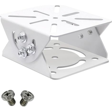 Connecteur de fixation universel 2D pour poteau, support de montage pour caméra de vidéosurveillance avec tête de support en acier pour caméras de sécurité.