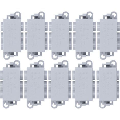 Connecteurs rapides Y-16, lot de 10, bornes en Y haute isolation, ignifuges, puissance élevée, épissure multi-facettes, raccordement électrique fiable. (1/5)