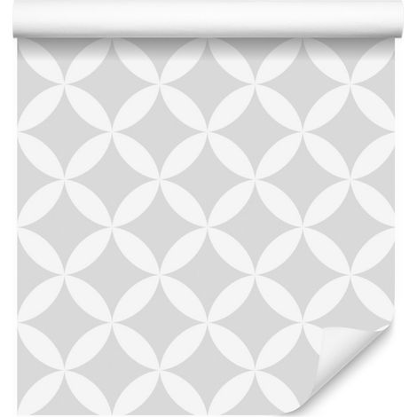 Carta da parati con motivi geometrici e astratti per soggiorno e camera da letto, 50x1000 cm. (1/5)