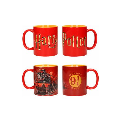 Taza Hp Logo Hogwarts Express 2 Ceramic Mug Set Harry Potter Official Merchandising (4/12)