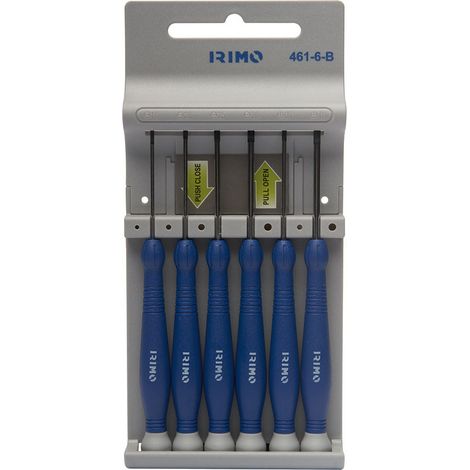 Jeu De 6 Tournevis De Precision 461-6-B Irimo (1/3)