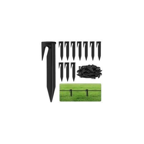 100 Pièces Piquet Fil Robot Tondeuse, Piquets de Fixation pour Câbles,Piquets de Terre pour Robot Tondeuse Accessoires pour Câbles Périphériques Tondeuse Robot, Compatible Husqvarna Gardena Worx Bosch (1/5)