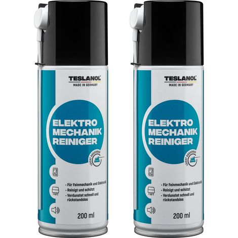 TESLANOL 26017 Elektro-Mechanik-Reinigerspray, 200 ml, 2 Stück (1/2)