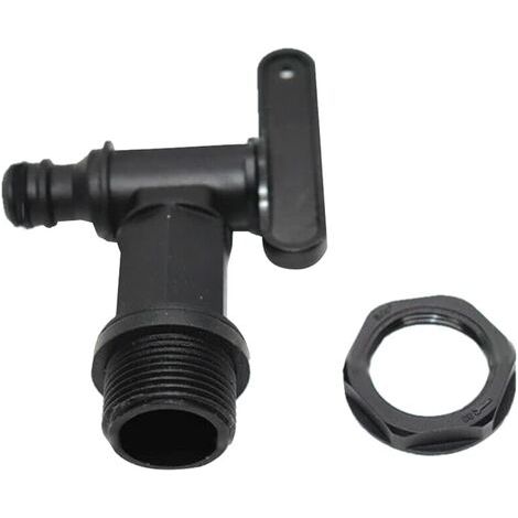 Plastic Water Tank Faucet, IBC Storage Tank Adapter, Garden Hose Faucet Adapter for Rain Collector, Fuel Tank (1/5)