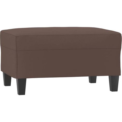 Repose-pied Marron 70x55x41 cm Similicuir (1/5)