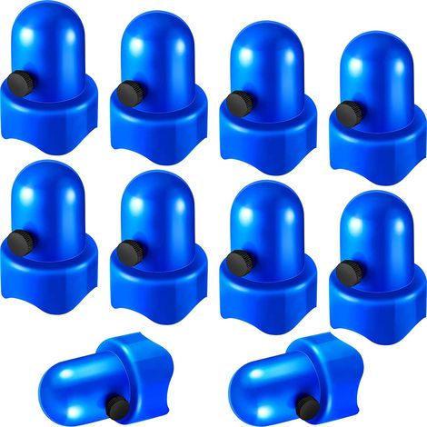 Lot de 10 Embouts de Poteau de Trampoline 1,5 Pouce, Capuchons de Sécurité pour Filet avec Vis à Molette, Protection Anti-Choc pour Cadre Extérieur (1/5)