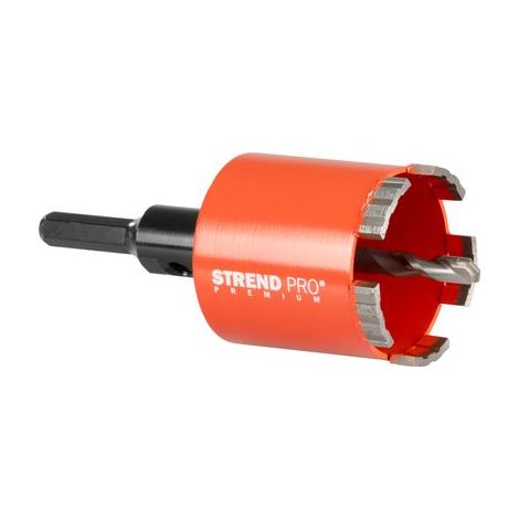 Lochsäge Strend Pro Premium, 68x68 mm, Gewinde M16, 5 Zähne, Krone
