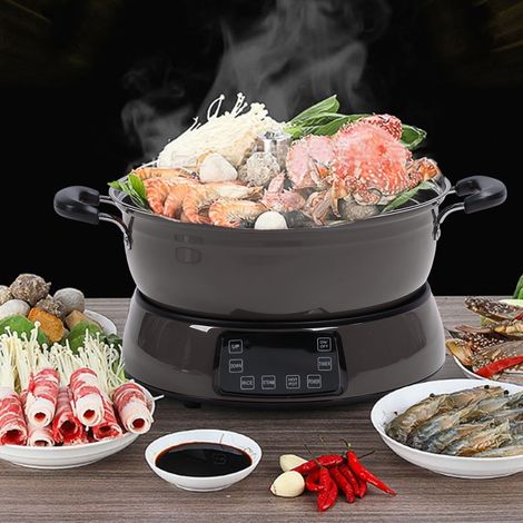 Autocuiseur 6L Inox Smart Élimination Sucre Réglage Hauteur Multifunction Cuisson Rapide pour Riz Pot-au-feu AU Plug 220V 2000W (1/4)