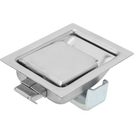 Poignée de verrou pour boîte à outils RV 84x68mm, acier inoxydable 304, serrure encastrée pour porte d'armoire, camion, remorque, camping-car (1/5)