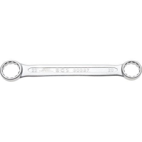 Llave de estrella doble extra plana 20 x 22 mm (1/4)