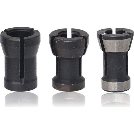 3Pcs Collet Chuck Head Adapter High Speed Collet Engraving Accessories for Drills Engraving Machine