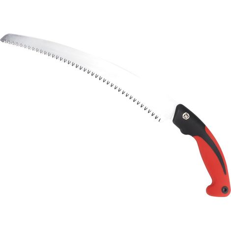 Scie à bonsaï en acier à haute teneur en carbone de 490 mm, scie d'élagage avec lame courbe, outil de jardinage (1/5)