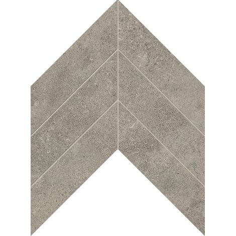 Mosaïque effet Pierre Calcaire Gris Cendré Chevron Pointe de Hongrie 35,6x30,5x0,9 cm Mat Rocalta - Sol et mur intérieur (vendu par carton de 0,43432 m²) - RO'MA CARRELAGE