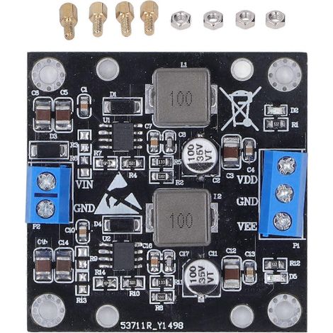 Netzteilmodul mit Rückwärtsstromversorgung, TPS54360-Chip, Abwärtswandler-Treibermodul, geringe Restwelligkeit, 12 V