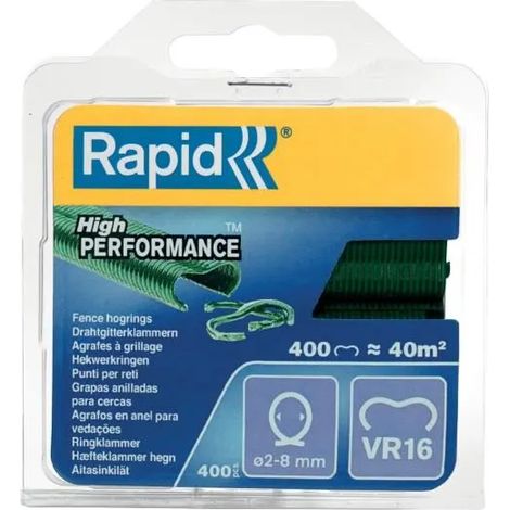 Rapid VR16 grüne Klammern 400 Stk. verzinkter Stahl (1/3)