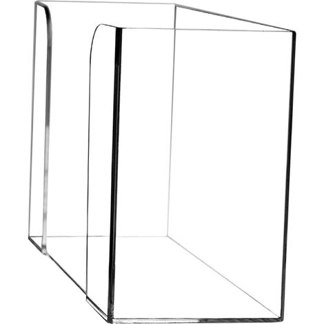 Caja de almacenamiento de papel transparente/caja extraíble para oficina