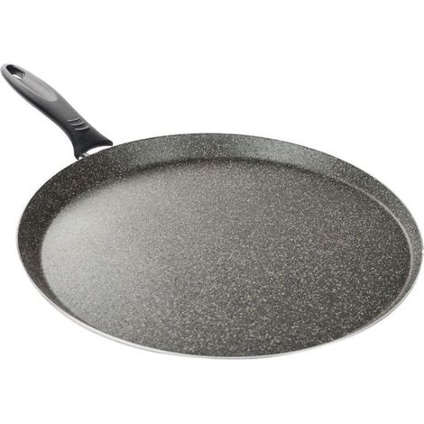TrAdE Shop Traesio - Piastra Tonda Liscia Padella Cucina Antiaderente Antigraffio A 7 Strati Da 34 Cm 045000m - (1/4)