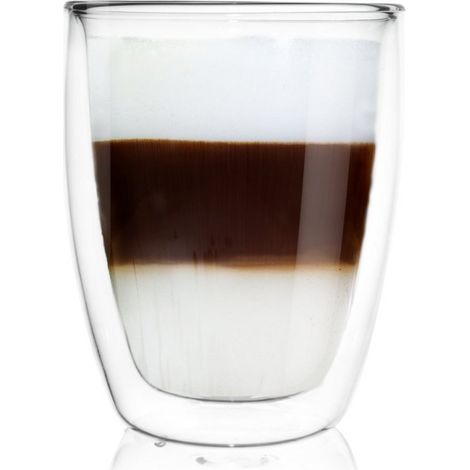Bicchiere termico a doppia parete per caffè latte da 330 ml (1/4)