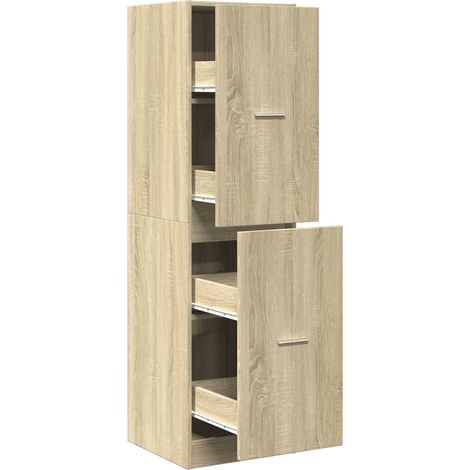 Maison Exclusive - Armario botiquín madera de ingeniería negro 40