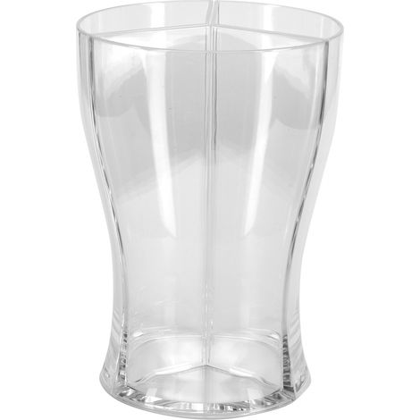 Gobelet multifonction 3 en 1 en acrylique avec séparateur pour bière et spiritueux, idéal pour les fêtes d'anniversaire. (1/5)