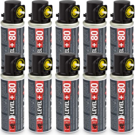 LEVEL+ Gaskartusche 80mm 40ml Fuel Cell Ersatzgas für Stiftnagler L+80 - 10 St.
