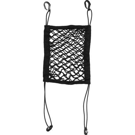 MINKUROW Rete Isolante per Auto per Animali Domestici, 62 x 23 x 0,5 cm Rete di Sicurezza per Auto Portatile in Tessuto Oxford Resistente all'Usura per Cani di Piccola Taglia per (Nero) (1/5)
