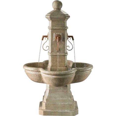 Courtyard Fountain - L81 x W81 x H133 cm