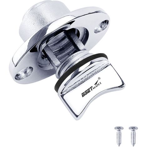 SABIR Bouchons de Vidange Marin Bouchon de Vidange de Bateau en Acier Inoxydable Bouchon de Bateau Ovale avec Bague d'Étanchéité Étanche pour 1 Pouce Trou, Filetage pour 3/ 4 Pouce— (1/5)
