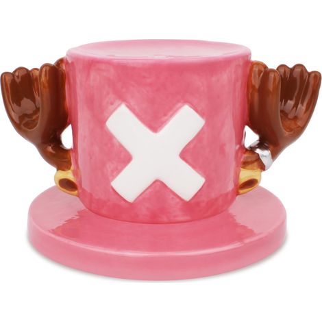 HACOCOLA - One Piece Keramik-Kaffeebecher, Ruffys Strohhut, Geschenkset für Anime-Fans (Ruffy) (1/5)