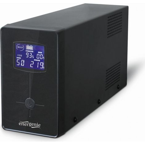 EnerGenie  Gruppo di continuità con USB e display LCD  EG-UPS-035  2000 VA  1200 W  V (1/4)