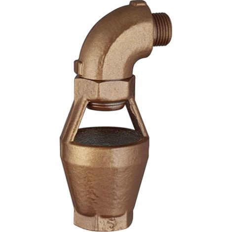 Abflusstrichter, mit schwenkbarem Winkel 1/2" M x 3/4" Caleffi 552140 1/2" M x 3/4"