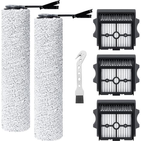 Rouleau de brosse de rechange et filtre HEPA pour Tineco FLOOR ONE stretch S6/SWITCH S6/S6 stretch lite/S7 Stretch Ultra/S9 Artist/i6 Stretch/i5 Stretch Aspirateur (1/5)
