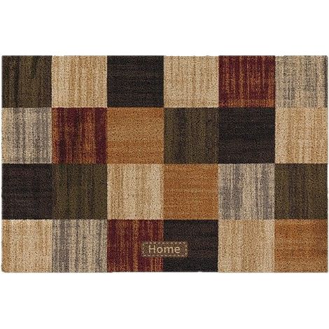 Tapis d'entrée à carreaux, paillasson d'intérieur, antidérapant, inodore, tapis décoratif moderne, 60 x 90 cm (1/5)