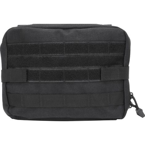 Sac ceinture utilitaire militaire noir pour randonnée et équipement de survie (1/5)