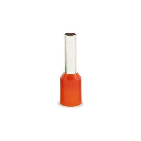Pointes isolées section 4mm Orange 50 unités