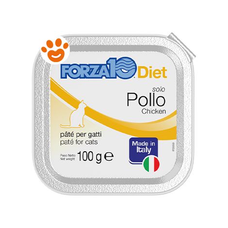 Forza10 Cat Solo Diet Pollo - Forza10 Cat Solo Diet Pollo - Vaschetta Da 100 Gr